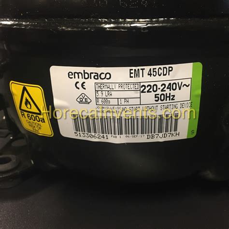 Gamko Compressor Embraco Emt Cdp R A Horecainvents