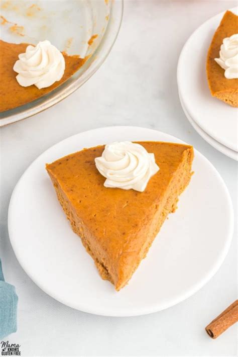 Crustless Pumpkin Pie Gluten Free Mama Knows Gluten Free