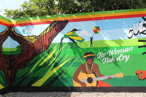 Sike Style Industries - Culture Yard Mural in Trenchtown Jamaica