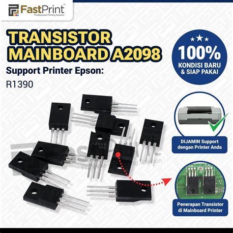 Jual Transistor A2098 Mainboard Epson R1390 Shopee Indonesia