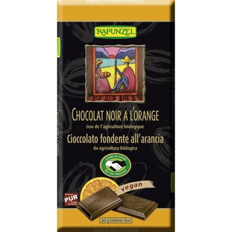 Ciocolata Bio Amaruie Cu Cacao Si Portocale G Rapunzel Dr Max