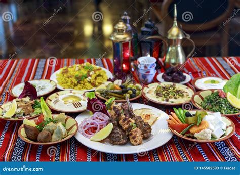 Ramadan Iftar Or Suhoor Buffet Stock Image Image Of Lunch Dinner