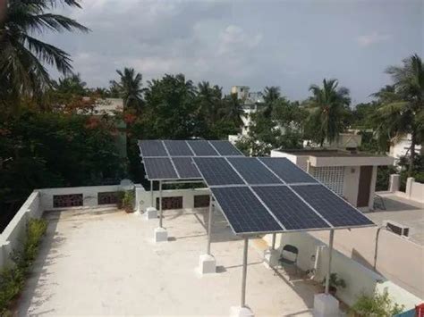 Grid Tie Roof Top Solar Structure Installation At Rs Kwp In