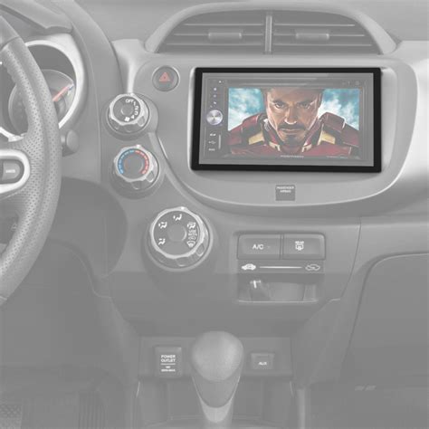 Moldura De Painel Din Dvd Multim Dia Para Honda Fit R