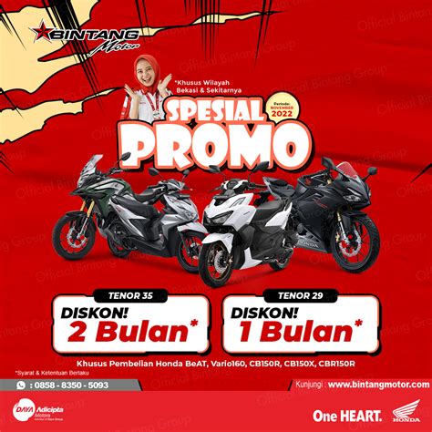 Review Promo Bintang Motor Bulan November Honda Bintang Motor