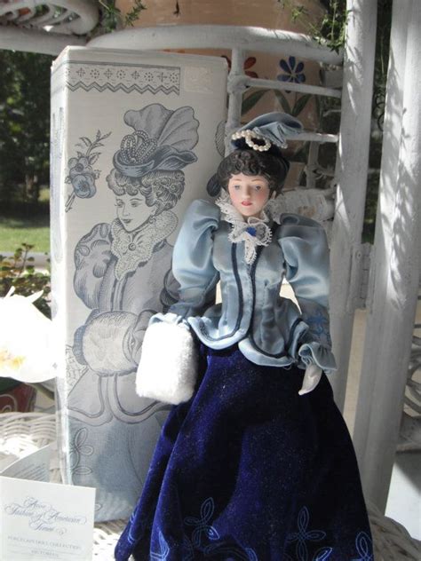 Avon Fashion Of American Times Porcelain Doll Collection Victorian Doll