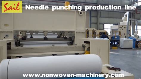 High Quality Nonwoven Fabric Making Needle Punching Production Line