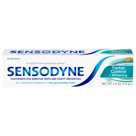 Sensodyne Tartar Control Sensitive Toothpaste for Sensitive Teeth, 4 oz - Kroger