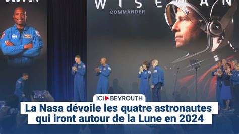 La Nasa D Voile Les Quatre Astronautes Qui Iront Autour De La Lune En