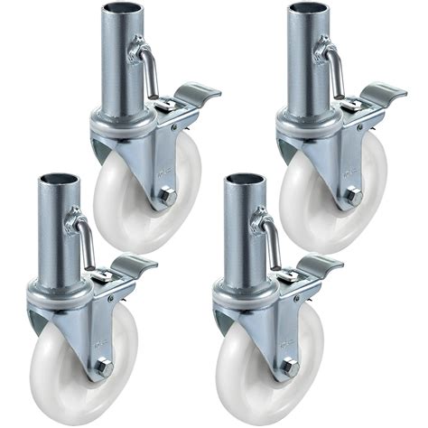 Vevor Casters Scaffolding Swivel Pp Casters Scaffold Dual Locking Lbs