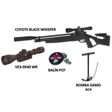 Pack Gamo Coyote Black Whisper Carabina Pcp Armer A Armicaza