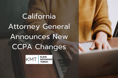 California AG Announces New CCPA Changes March 2021 KMT