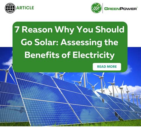 7 Reasons Why You Should Go Solar The Importance Of Electricity