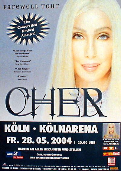 Cher Postertreasures Your St Stop For Original Concert And