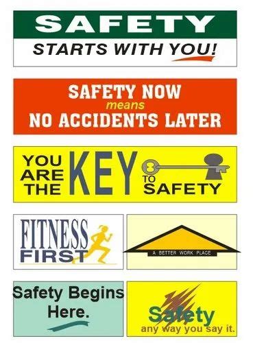 Safety Slogan Poster