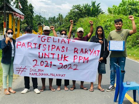 Aksi Galang Dana Masyarakat Lingkar Tambang Soal Sp Di Pt Nhm Tuai