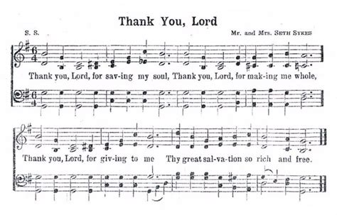 Thank You Lord For Saving My Soul Gospel Choruses And Songs