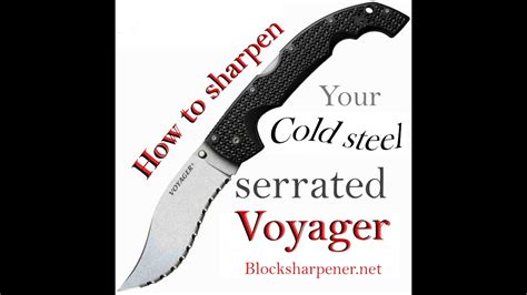 How To Sharpen Serrated Vaquero Cold Steel Knife Best Handheld Knife