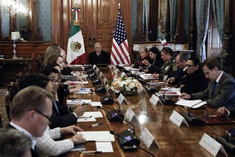 Blinken Mayorkas Meet With Mexican President Amid Unprecedented Border