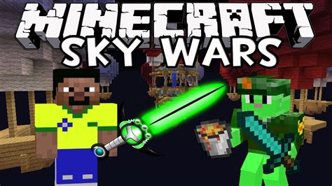 Minecraft Sky Wars Con Incrossmx Hackers Brasileiros Youtube