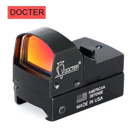 Docter Light Control Red Dot Sight Collimator Glock Sight Fit 20mm