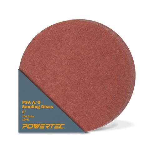 Powertec In Grit Psa Aluminum Oxide Sanding Disc Self Stick