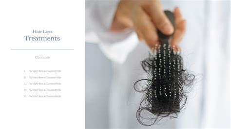 Hair Loss Treatments Business Plan Ppt Templates