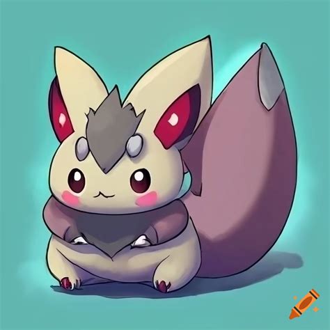 Adorable Design Of A Chubby Zorua On Craiyon