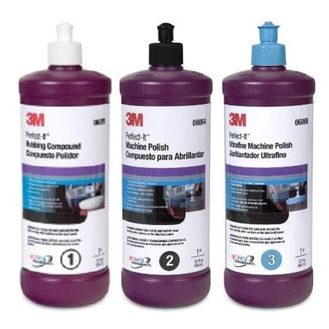 3m Perfect It Buffing And Polishing Compound Kit 06085 06064 06068