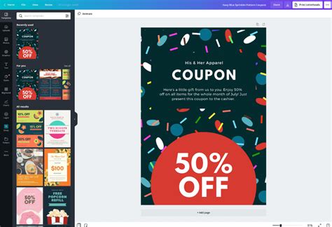 Creá Cupones De Descuento Para Imprimir Gratis Con Canva