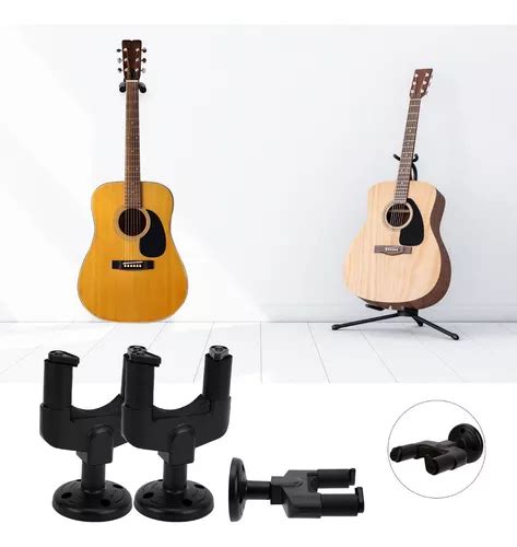 3piezas Soporte Atril Pared Anticaída Guitarra Y Regalo Meses sin