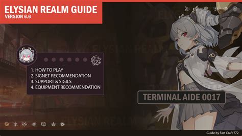 Version Beta Terminal Aide Elysian Realm Recommendation