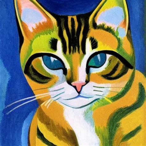 A Portrait Of Cute Cat By Robert Delaunay Stable Diffusion Openart