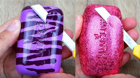 Asmr Soapcrushing Soap Stripessoap Boxes With Foam And Starchsoap