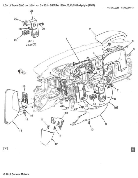 Visual Guide Chevy Silverado Body Parts Diagram