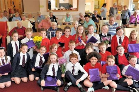 East Kilbride Pupils Brighten Up The Day For Care Home Residents