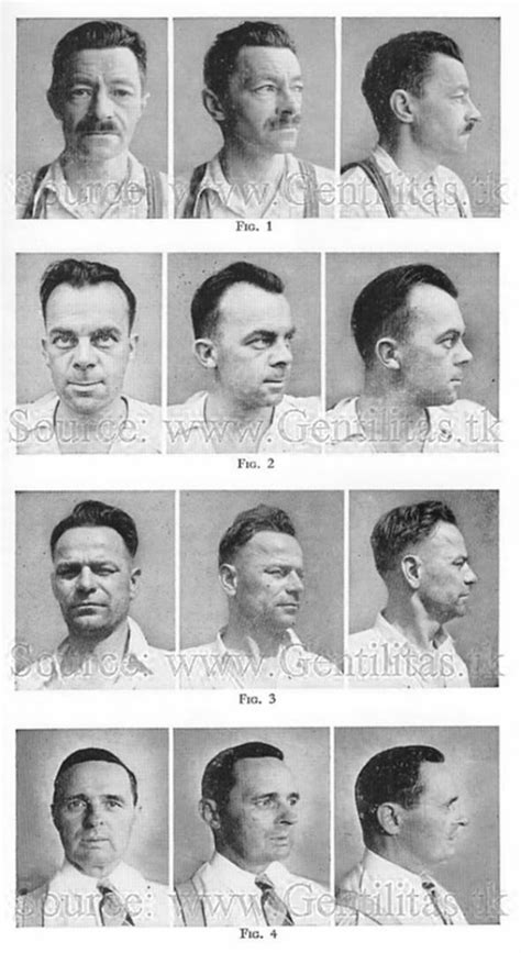 FIG 1: "A Norwegian from Drommen" FIG 2: "A mesocephalic Englishman from Southampton" FIG 3: "A ...