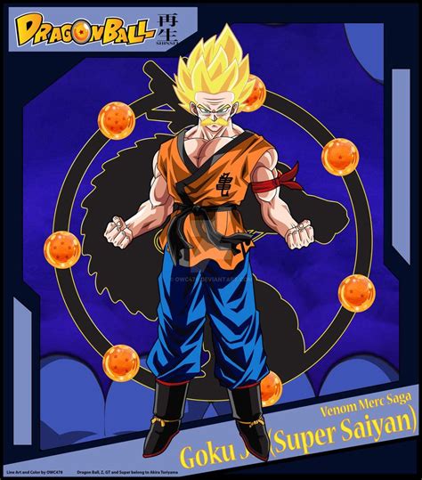 Super Saiyan Grandpa Goku Jr Venom Merc Saga By Mad 54 On Deviantart