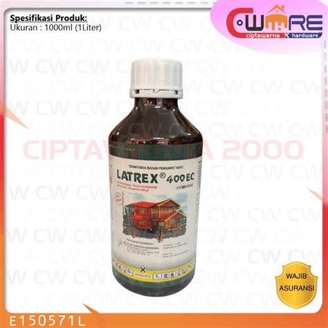 Jual Cairan Pembasmi Anti Rayap Pengawet Kayu Latrex 400 EC 1 Liter