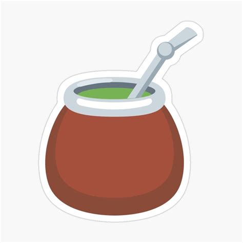 Mate Chimarr O Yerba Mate Mate Drink Sticker By Mkmemo