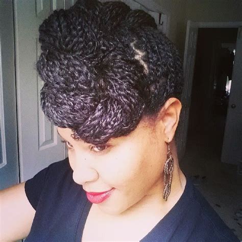 Twists Updo On Natural Hair Gorgeous Hair Natural Hair Styles