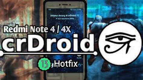 CrDroid 9 6 Hotfix Di Redmi Note 4 4X Install Dan Review Custom