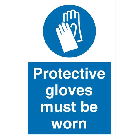 Protective Gloves Must Be Worn Signs From Key Signs Uk