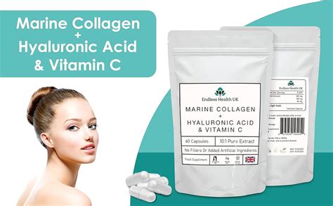 Marine Collagen With Hyaluronic Acid Vitamin C High Strength