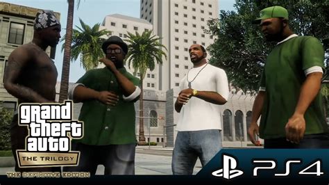 Gta San Andreas The Trilogy Historia En Espa Ol Live Ps Youtube