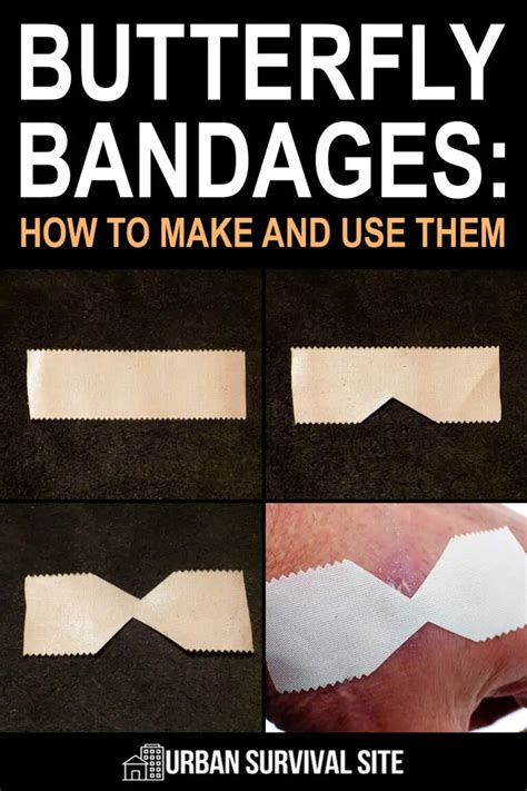 Butterfly Bandages How To Make And Use Them Urban Survival Site