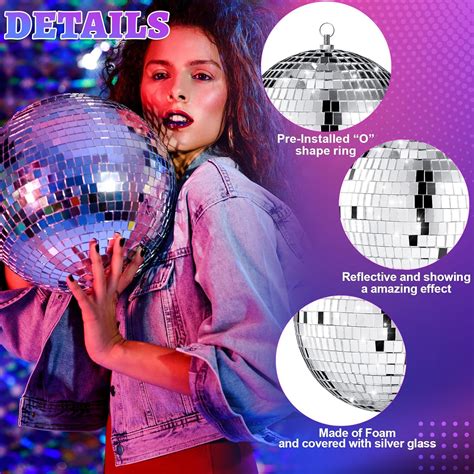 Paquete De Bolas De Discoteca Grandes Colgantes Para Fiestas