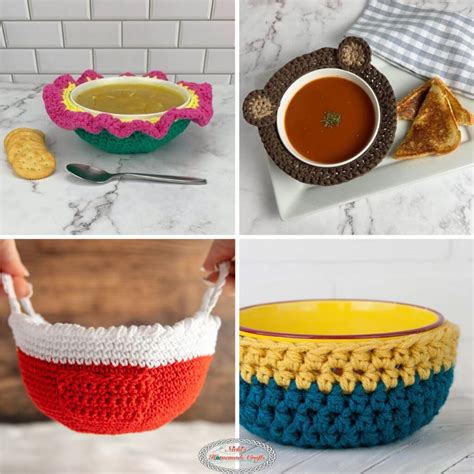 Crochet Bowl Cozy Patterns Free Minute Easy Pattern