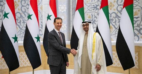 Time For Syria To Return To Arab Fold Uae President Tells Assad During Visit Al Monitor The