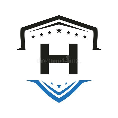 Letter H Automotive Shield Logo Vector Template. Transportation Logo Symbol Stock Vector ...